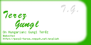 terez gungl business card